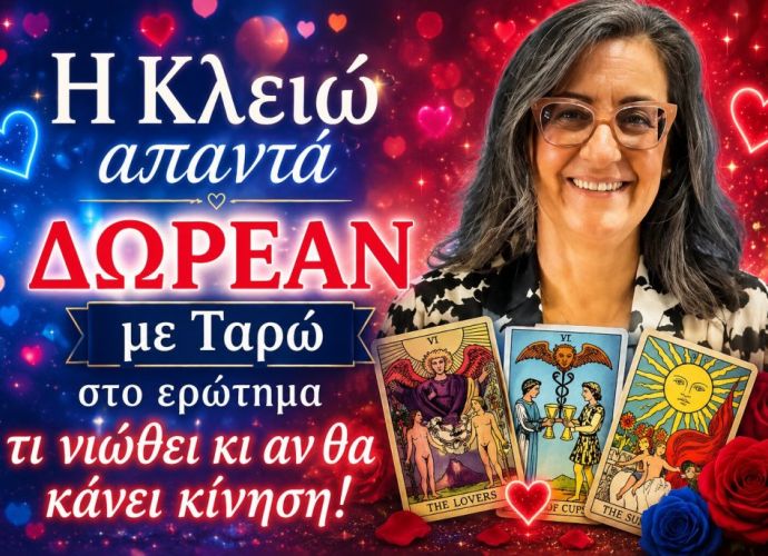 Η Κλειώ απαντά ΔΩΡΕΑΝ με Ταρώ στο ερώτημα τι νιώθει κι αν θα κάνει κίνηση!